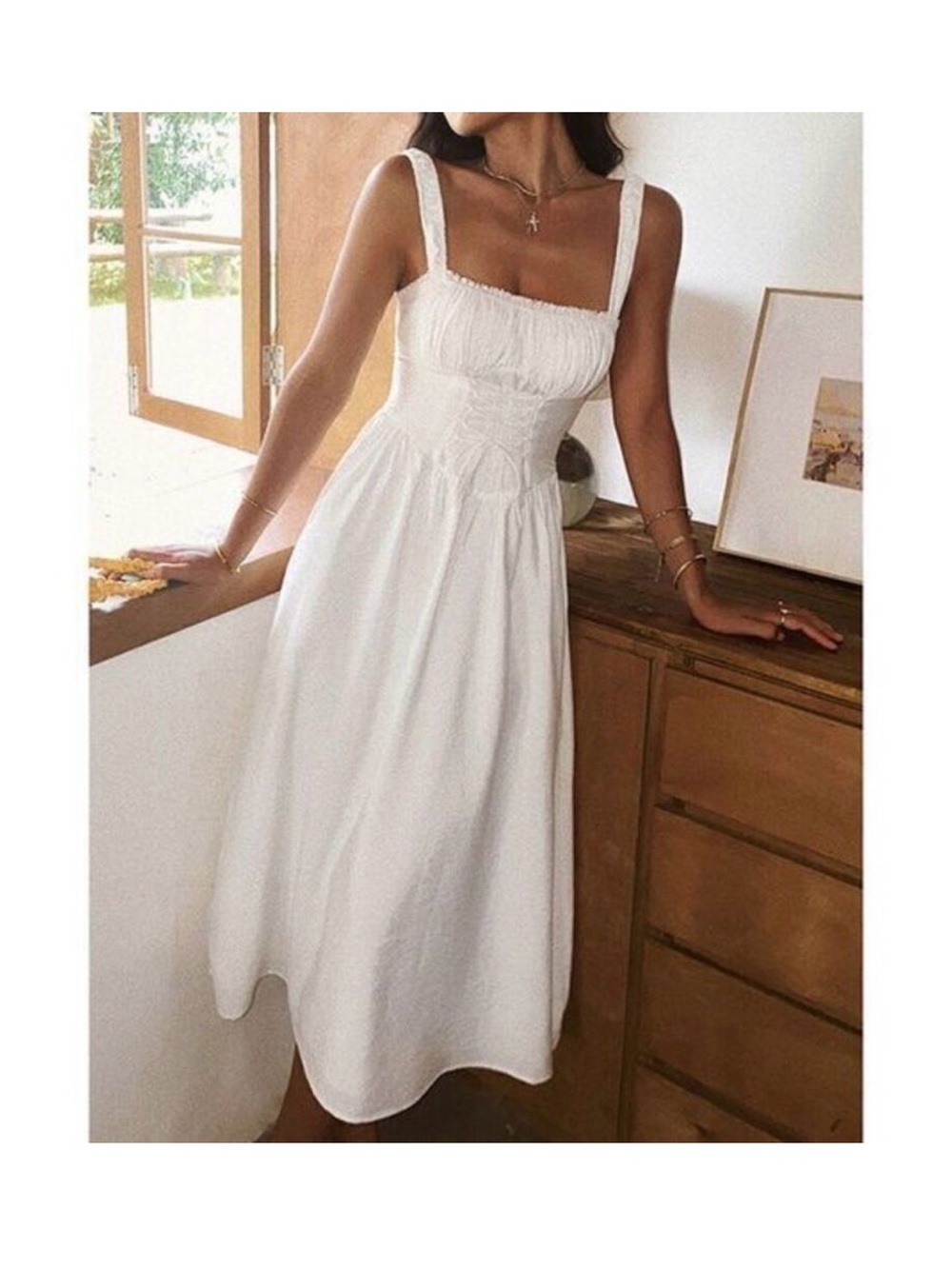 Commense Coastal Cowgirl Corset Long Dress - Size XS